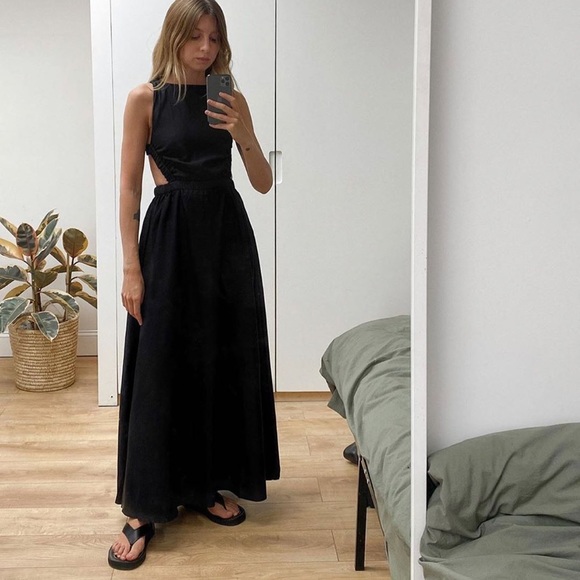 Sir the Label Alena Maxi Dress Black - Picture 13 of 14